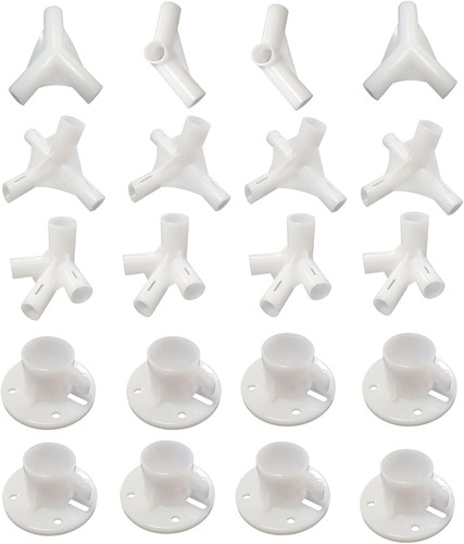 20pcs white canopy fitting - 20pcs,
