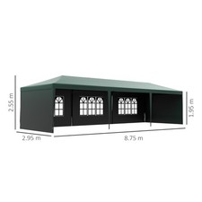 Party Tent 3x9m Patio Garden