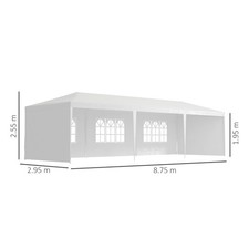 Party Tent 3x9m Garden Gazebo